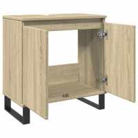 vidaXL Armario de baño madera de ingeniería roble Sonoma 58x33x60 cm - details 4