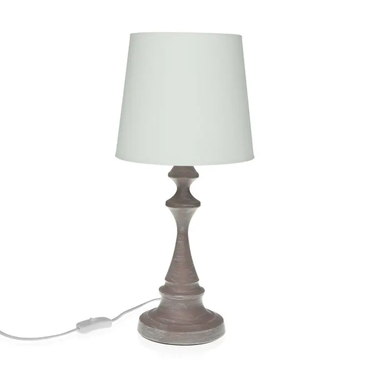 Lámpara de mesa Versa Gene Plateada 23 x 49 cm Metal - 1
