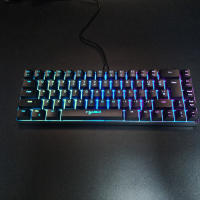 Teclado De Juego Ergonómico Mini 60% Con Retroiluminación RGB Teclado Membránico Compacto Para Windows PC Laptop Tableta - details 16