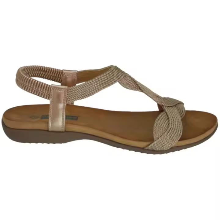 Sandalia marca Amarpies modelo Abz23572 para mujer en color metal - 1
