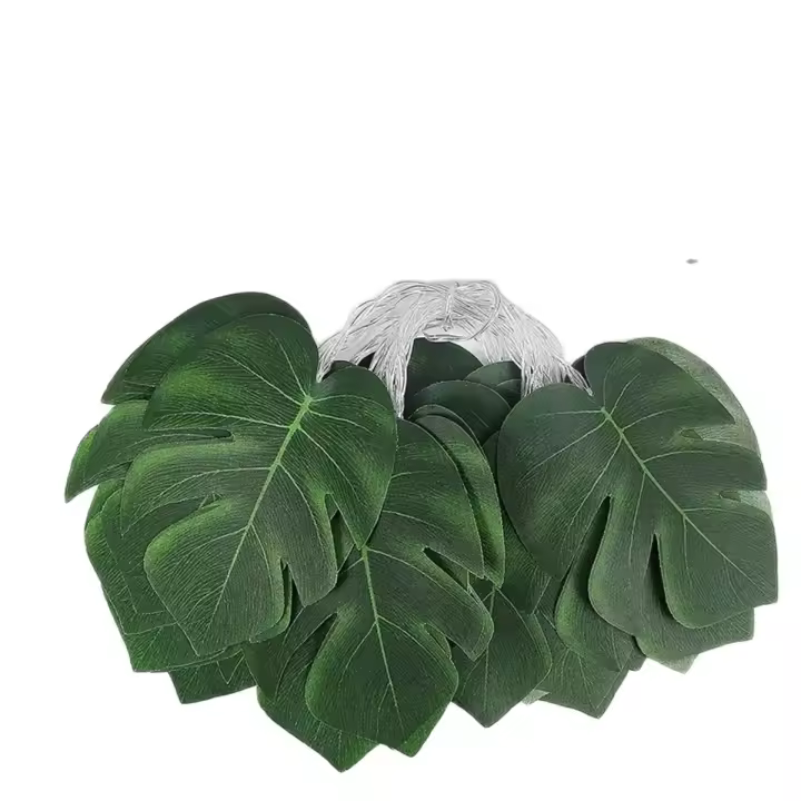 Luces De Hoja De Monstera LED 1.5/3/6M Iluminación Decorativa Para Jardín Y Pared Pilas Incluidas Estilo Tropical Rattan - 1