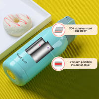 Termo De Acero Inoxidable 360ML Con Cubierta Saltarina Y Bolsillo Termal Para Café Aislada Botella De Agua Caliente Para Niños Regalo - details 4