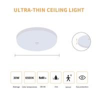 Lámpara De Techo LED Inteligente Con Sensor De Movimiento PIR 30W 20W 15W Para Casa 230V 220V 240V Luz Para Habitaciones Pasillos Y Corredores - details 5
