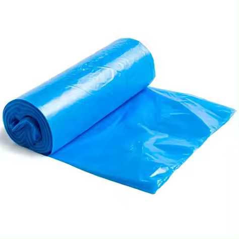 UD - 90 Bolsas de basura de 55 x 55 cm color azul  , hay 15 en paquete vienen 6 paquetes - 1
