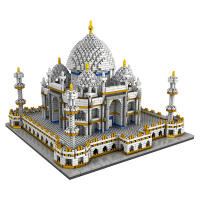 Conjunto De Bloques De Construcción De Arquitectura Famous Del Mundo Taj Mahal India Castillo Modelo Micro Bloques DIY Juguete Asamblea Para Adultos Y Niños - details 2