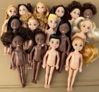 Muñeco Mini Kelly De 13cm Pequeño Niño De Piel Oscura Cuerpo Desnudo Peluca Negra Y Rubia Para Niñas Juguete De Reborn Bjd 1/12 - details 2