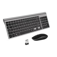 Combo Teclado y Ratón Inalámbricos, Diseño Delgado, Pc/windows - details 0