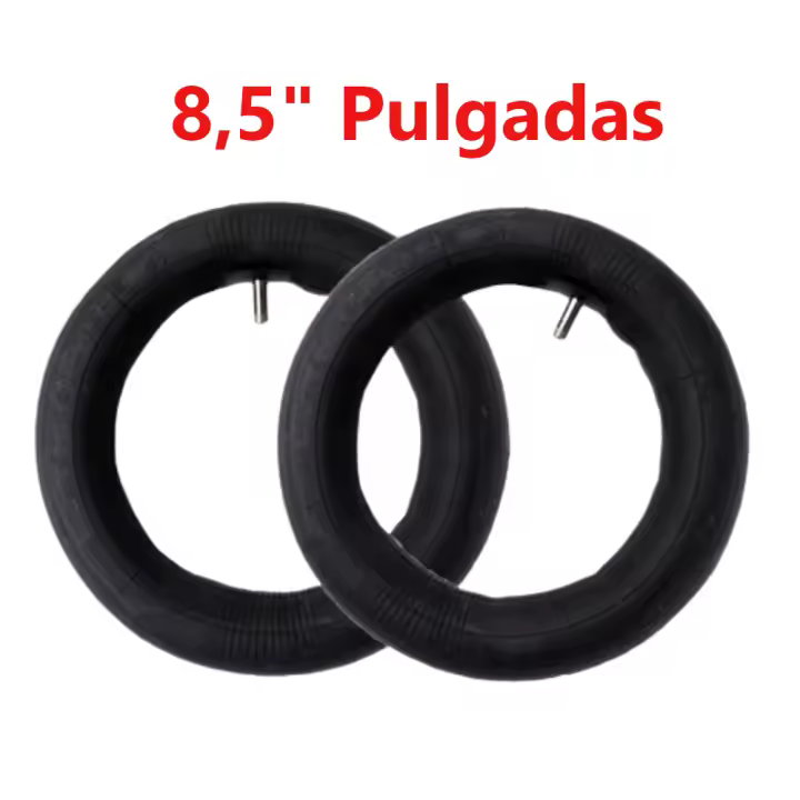 ✅Pack 2 Cámaras de Aire 8’5 / 10 Pulgadas Reforzada Patinete Eléctrico Xiaomi M365  / Pro 2 / 1S / Essential / Mi Scooter 3 Lite / Cecotec Bongo Serie A / Ninebot / SmartGyro 8 - Recamara de Aire - 1