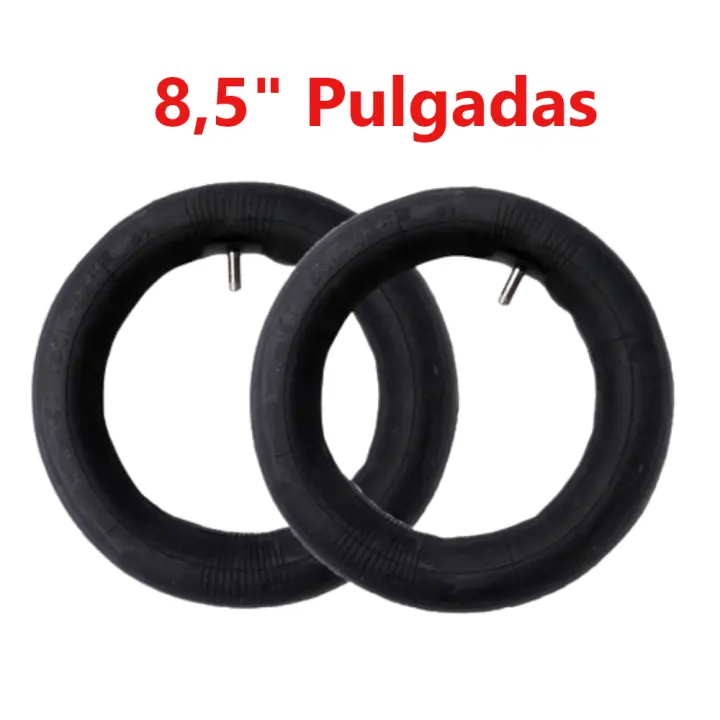 ✅Pack 2 Cámaras de Aire 8’5 / 10 Pulgadas Reforzada Patinete Eléctrico Xiaomi M365  / Pro 2 / 1S / Essential / Mi Scooter 3 Lite / Cecotec Bongo Serie A / Ninebot / SmartGyro 8 - Recamara de Aire - 1