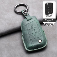 Funda De Leder Para Llave De Coche VW Volkswagen Golf 7 MK7 Tiguan MK2 Ateca Leon FR Ibiza Skoda Octavia Kodiaq Llavero De Cuero - details 14