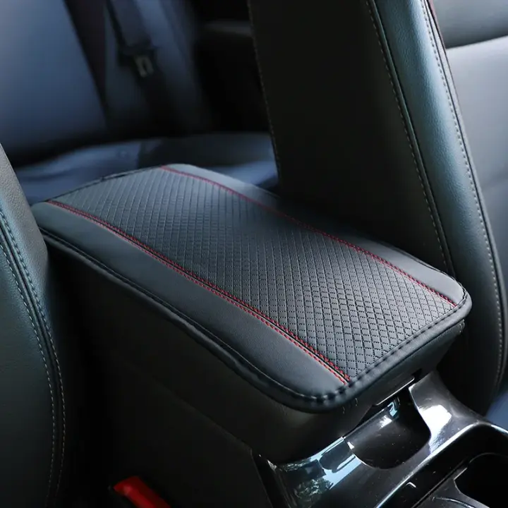 Protector De Consola Central De Coche Universal Tapete De Reposabrazos Antideslizante Felpa Suave Cubierta De Cuero Automóvil Decoración Estilo - 1