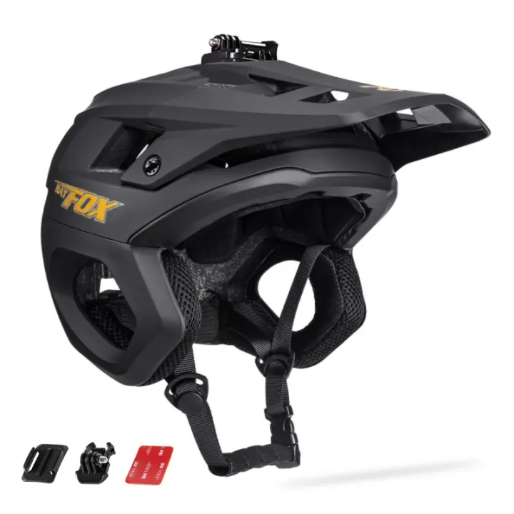MTB Bike Race Casco DE UNA Pieza Orejas Slip-On Cascos de todo el mundo - 1