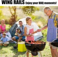 Wingrailsgrilling - Parrilla para barbacoa al Aire Libre con horquilla, instrumentos para barbacoa - details 3