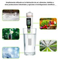 Salinómetro Portátil Salinómetro Y Termómetro 2-en-1 Impermeable Para Pruebas De Salinidad Y Temperatura Tipo Salinógrafo - details 8