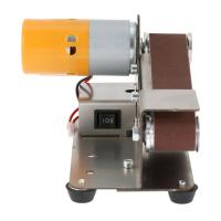 Mini Lijadora Eléctrica Para Cinturón Con Set De 10 Lijadores Herramienta De Pulido Y Tratamiento De Superficie Para DIY 220V/110V - details 11