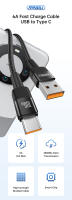 Cable De Carga Rápida NNBILI 100W USB Tipo C Para Huawei P60 Realme Oppo Oneplus Poco Cable De Datos Con Conector a USB a Y Conector B Tipo C - details 6