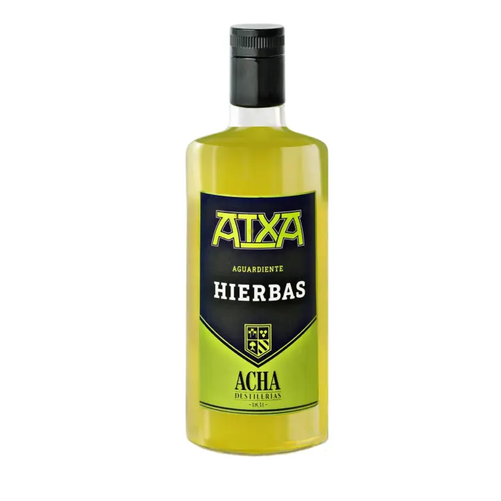 Destilerias Acha - Licor Hierbas Atxa  botella de 700ml - 1