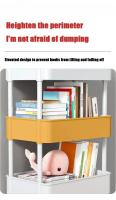 Organizador De Cocina Trolley De 3/4 Estante Con Ruedas Para Almacenamiento En Espacios Estrechos De Hogar Móvil Para Dormitorio Y Snacks - details 5