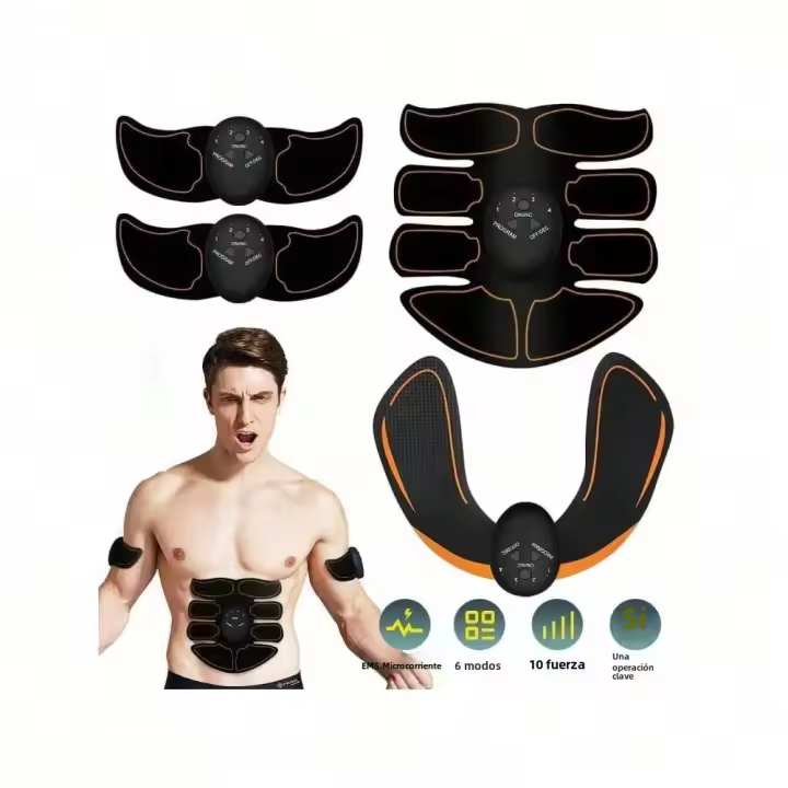 Estimulador De Músculos Abdominales EMS Sin Cable Masajeador De Fitness Para Entrenamiento Doméstico Equipo De Ejercicio Para Brazos Y Piernas - 1