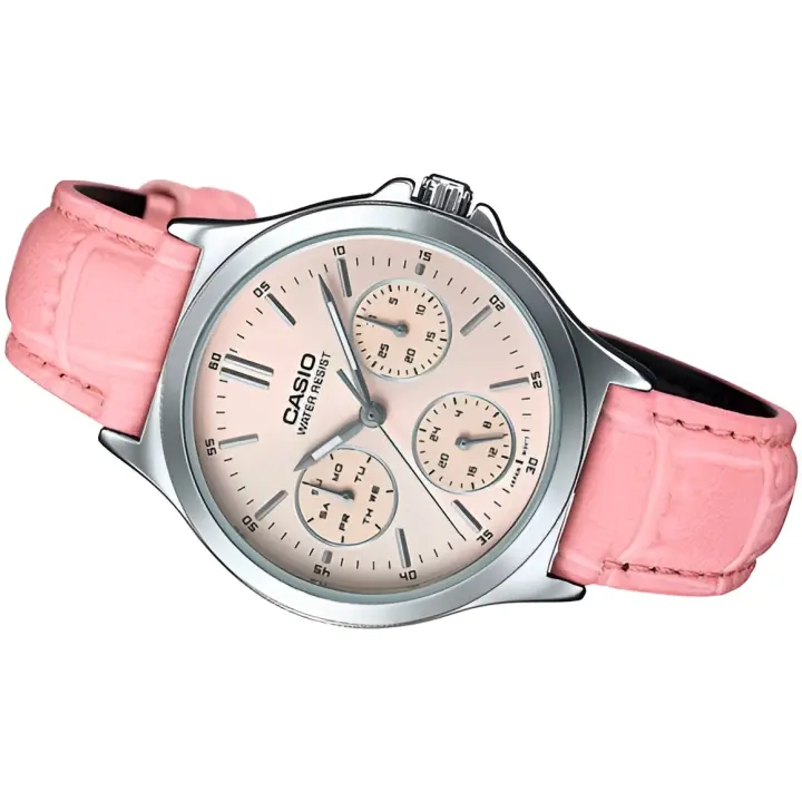 Reloj Casio LTP-V300L-4A analógico correa de piel - 1