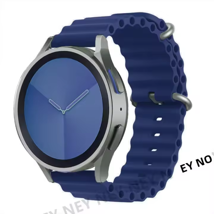 Correa De Silicona Para Reloj Samsung Galaxy Watch 6 Classic/5 Pro-3/Active 2/Gear Huawei GT 2 3 pro 22mm 20mm Accesorio De Reloj - 1