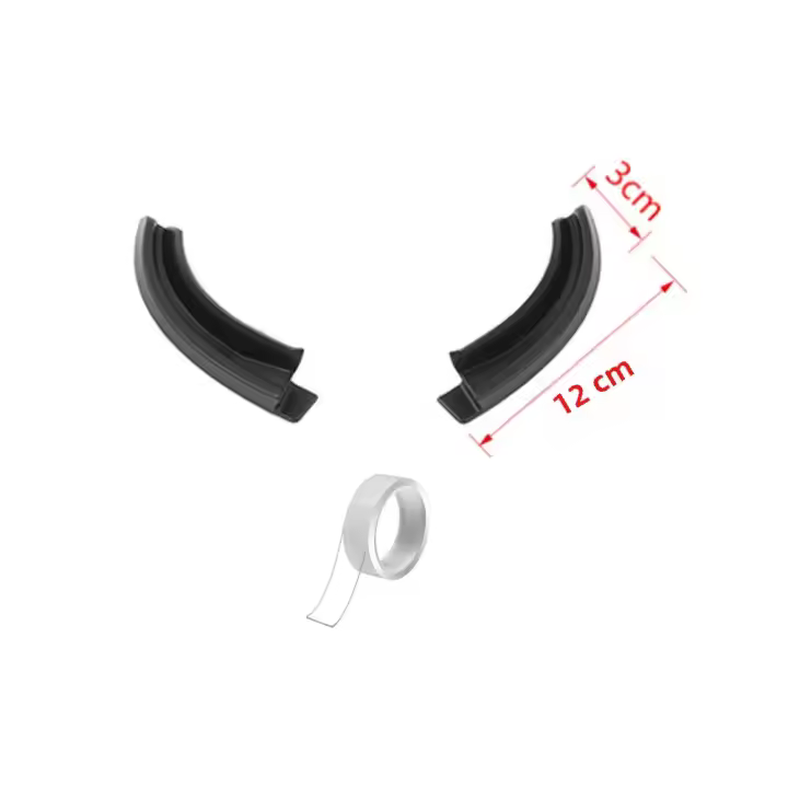 Extensiones De Goteo De Lluvia Para Jeep Wrangler JK 2007-2017 JL Gladiator JT 2018-2023 Divertor De Agua En Color Negro Accesorio De Coche - 1