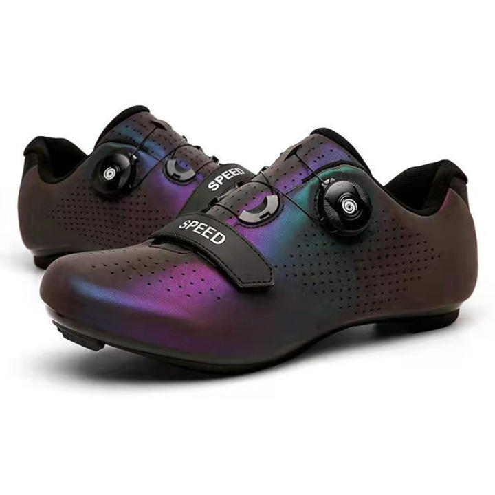 Nuevos Zapatos de Bicicleta de Carretera, zapatillas de Cycling para hambres, zapatillas de Deporte para clítoris de Montaña, tacos de Ruta, Zapatos planos de velocdad para Bicicleta de Cross, Zapatos de Pedal Spd para Mujeres