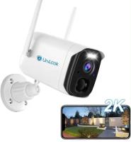 Unilook Camara de Vigilancia 2K con Bateria para Exteriores o Interiores, Camara IP WiFi 100% Inalambrica de 4MP, Vision Nocturna en Color con Foco, Memoria SD/Nube, Sensor de Movimiento PIR, Audio de 2 Vias, WiFi de 2,4 GHz, Push. Color Blanco - details 8