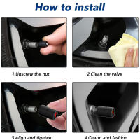 Juego De 4 Tapones De Válvula De Neumáticos Metálicos Para Coches Camiones Bicicletas Y Motocicletas AUTCOAT - details 8