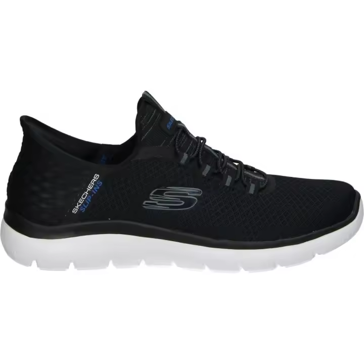 SKECHERS | Deportivas Skechers Slip-ins Summits High Range para Hombre – Zapatilla en Color Negro – Zapatilla Deportiva Sin Cierres -  Slip ins – Para Poner y Quitar Sin Manos - Cómodas – Alta Calidad – Modelo 232457-BLK - 1