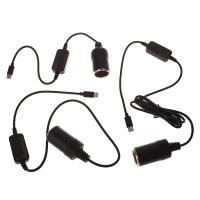 Adaptador Convertidor USB C a Enchufe De Coche 12V Hembra Para Limpiaparabrisas Y Aspiradoras Compatible Con Mainland China - details 0