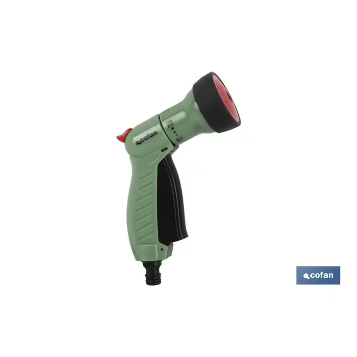 Cofan Pistola de Riego con Control de Caudal para Jardines y Terrazas | Riego Eficiente | 1 UNIDADES - 1