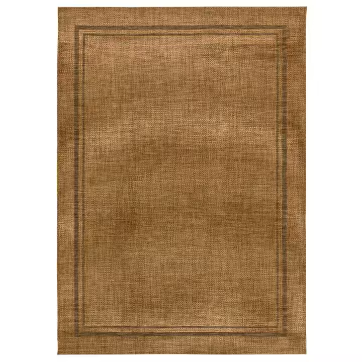 ATTICGO Alfombra de Interior de Estilo Geométrico aspecto yute en Beige - GUINEA 28805 | 80X150, 120X170, 160X230 cm - 1