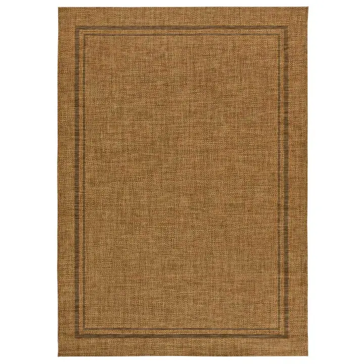 ATTICGO Alfombra de Interior de Estilo Geométrico aspecto yute en Beige - GUINEA 28805 | 80X150, 120X170, 160X230 cm - 1