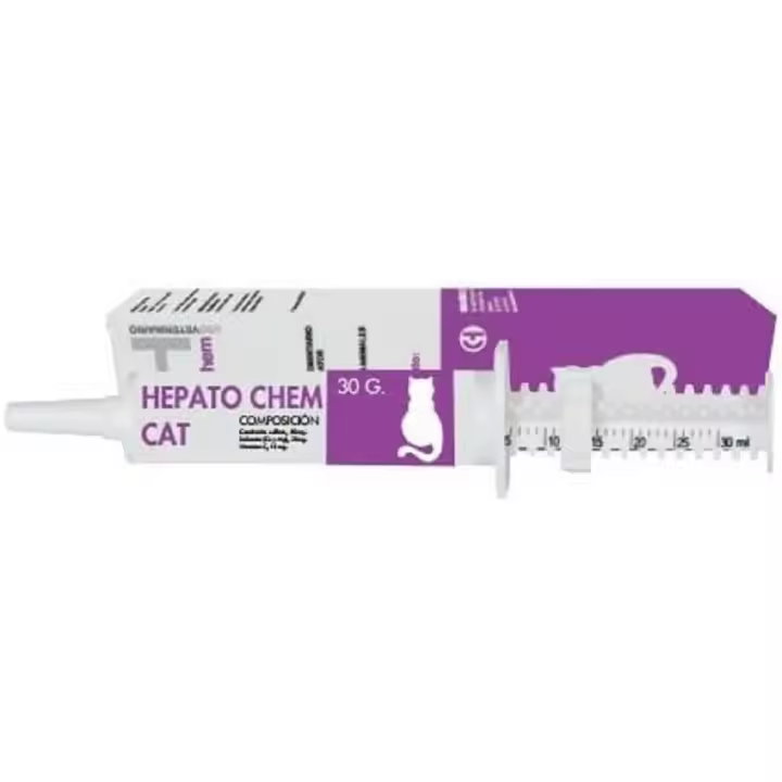 HEPATO CHEM CAT 30 ML PASTA (CH) Alimento complementario que aporta nutrientes que contribuyen al mantenimiento de la función interna - 1