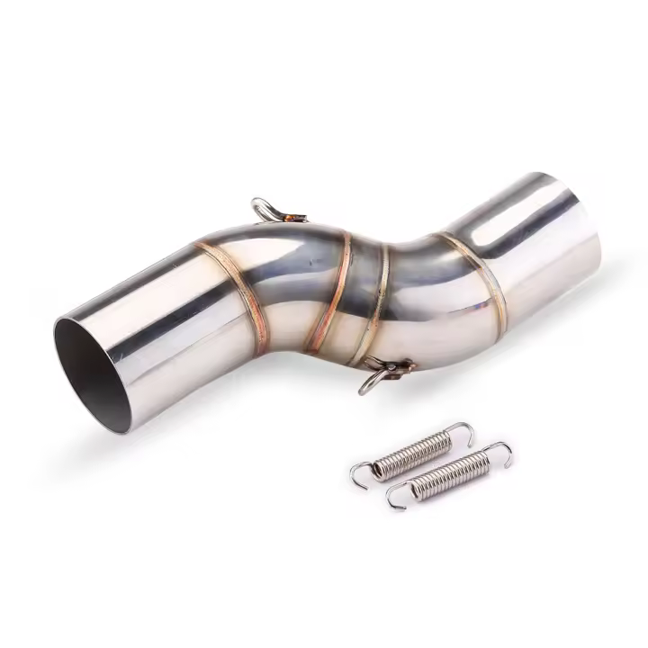 Pipón De Acero Inoxidable Para Motocicleta Middle Link Modify Slip-on Con Interface De 51mm Para Benelli TRK 502X TRK502X - 1