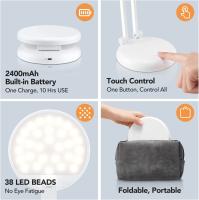 Lampara Escritorio Portátil LED, 120-500 Lumen Flexo LED Escritorio, USB / Recargable 5 Modos Flexo Escritorio, Lampara LED Escritorio Plegable & ajustable,Lampara de Mesa,Lampara de Escritorio, Luz Escritorio Lamparas LED - details 16