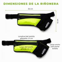 Riñonera Running Edifit, Cinturón Ajustable y Tira Fluorescente - details 1
