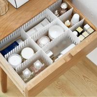 Divisores De Cajones Ajustables 5Pcs Organizador De Cajones Para Almacenamiento Doméstico Maquillaje Plástico DIY - details 4