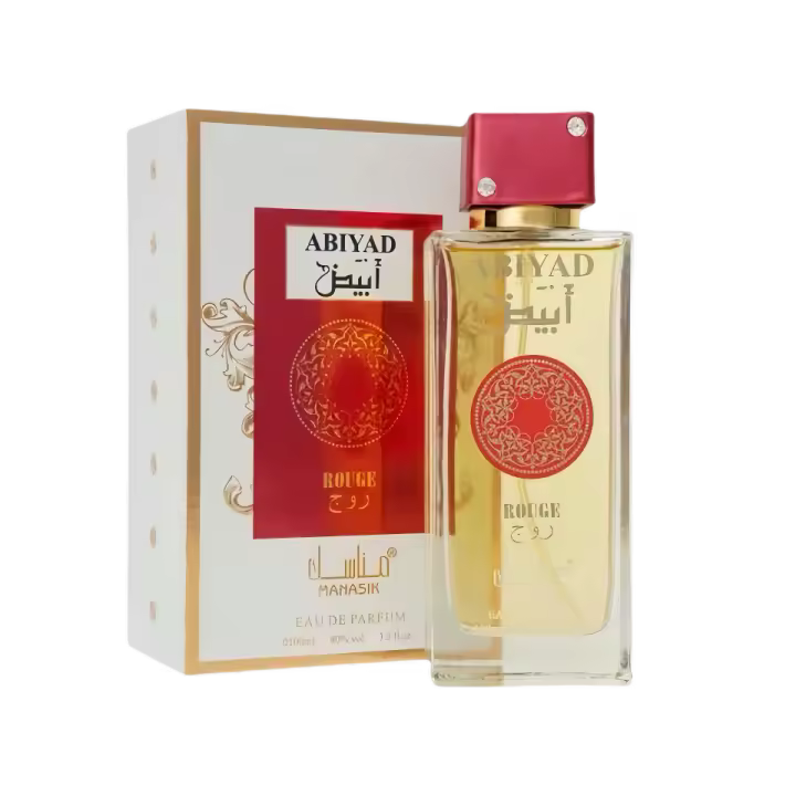 PERFUME ARABE - Manasik ABIYAD Rouge  UNISEX 100ML - MARCA MANASIK - 1