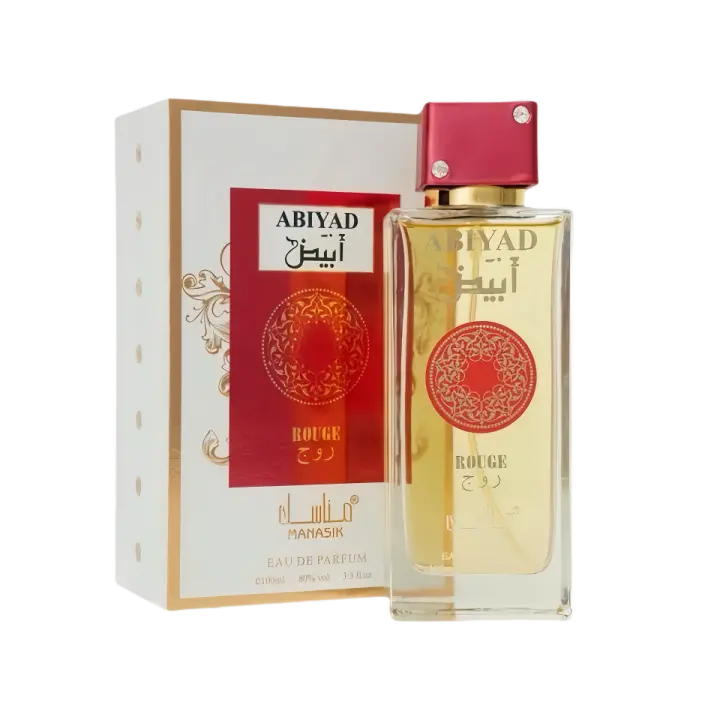 PERFUME ARABE - Manasik ABIYAD Rouge  UNISEX 100ML - MARCA MANASIK - 1