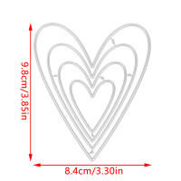 Spanish Happy Birthday Heart Love Bow Alphabet Bear Cherub Metal Cutting Dies Stencils Para Scrapbooking Y Embossing - details 8