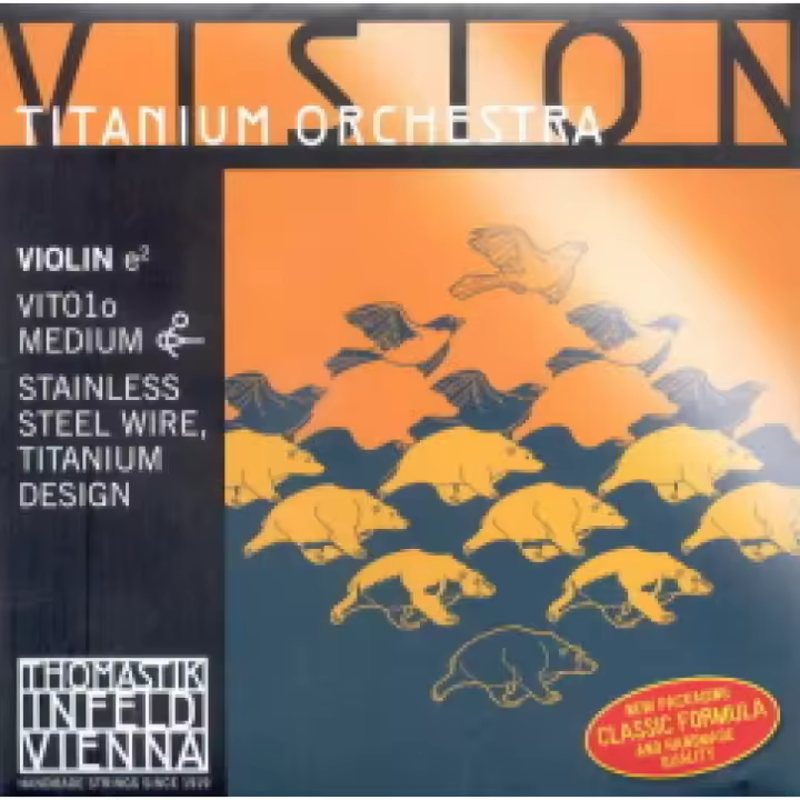 CUERDA VIOLIN-Thomastik (Vision Titanium Orchestra/Vit01o) (Acero Titanium) 1ª Medium Violin 4/4 - 1