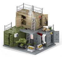 Bloques De Construcción Militar WW2 World War 2 Para Niños Soldados De La Policía SWAT Base De Cannon Arma De Juguetes Compatible Con Lego ABS Sin Batería - details 0