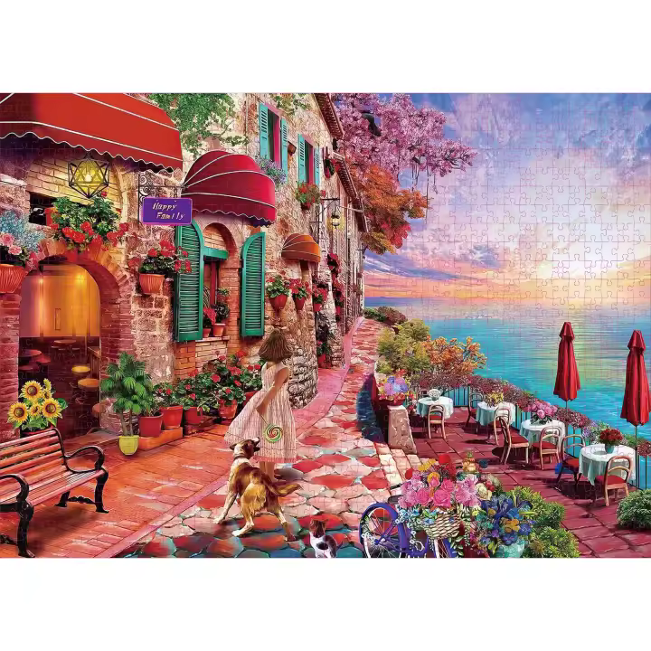Rompecabezas De Mil Piezas Morning Blossom Juego Educativo Para Adultos Y Niños Decoración De Hogar Divertido Y Desafiante - 1