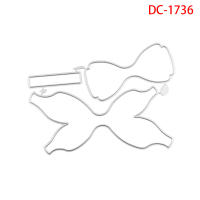 Molde De Corte De Metal Con Lazo Decorativo Para Scrapbooking Y Manualidades Tamaño Irregular Compatible Con Papel Y Cartón - details 29