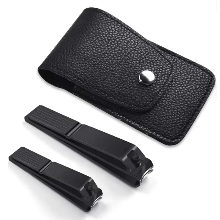 Juego de cortaúñas, cortadores de uñas y uñas de los pies ultraafilados y resistentes con ESTUCHE DE ojalata visible - 1
