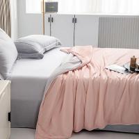Almohadilla De Aire Acondicionado Para Verano En Color Puro Seda Helada Manta Refrescante Ligera Y Suave Tamaño Twin/King Suelta De Poliéster - details 33