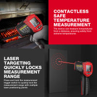HABOTEST HT651D Termómetro Infrarrojo Con Láser Medidor De Temperatura No Contacto Industrial Rango -50-800℃ Digital Portátil - details 12