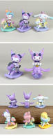 Figura De Acción Sanrio Con Corazón Infantil Muñeca De Anime Kuromi Para Niñas Muñeco De Juguete Trendy De Melodía Y Perro Tipacha - details 3